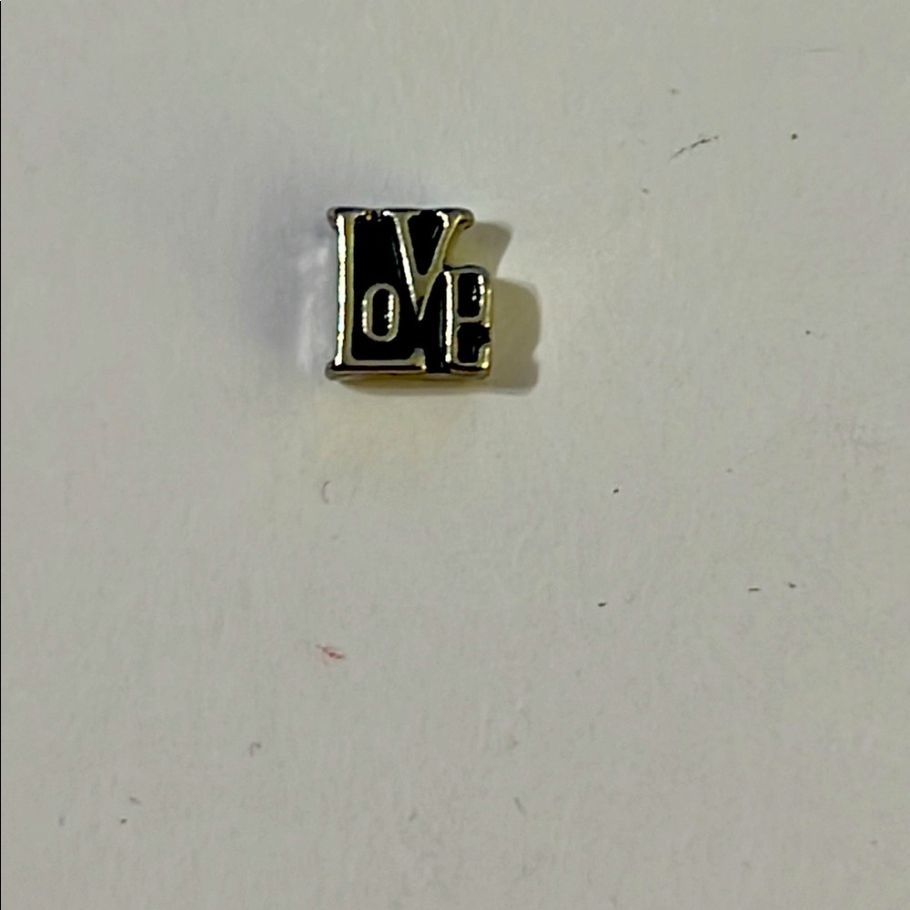 Origami Owl Love charm living locket retired